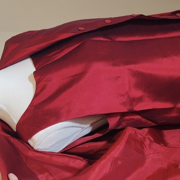 Slikland 100% Silk Women's three piece Pantsuit with beading on pants - Picture 4 of 15